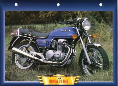 Fiche moto honda 650 - fiche,