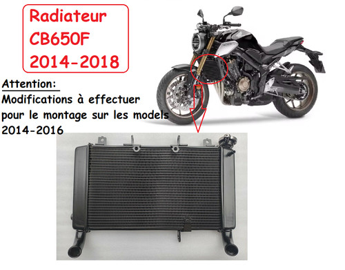 Radiateur cb650f cb650 - cb650, f